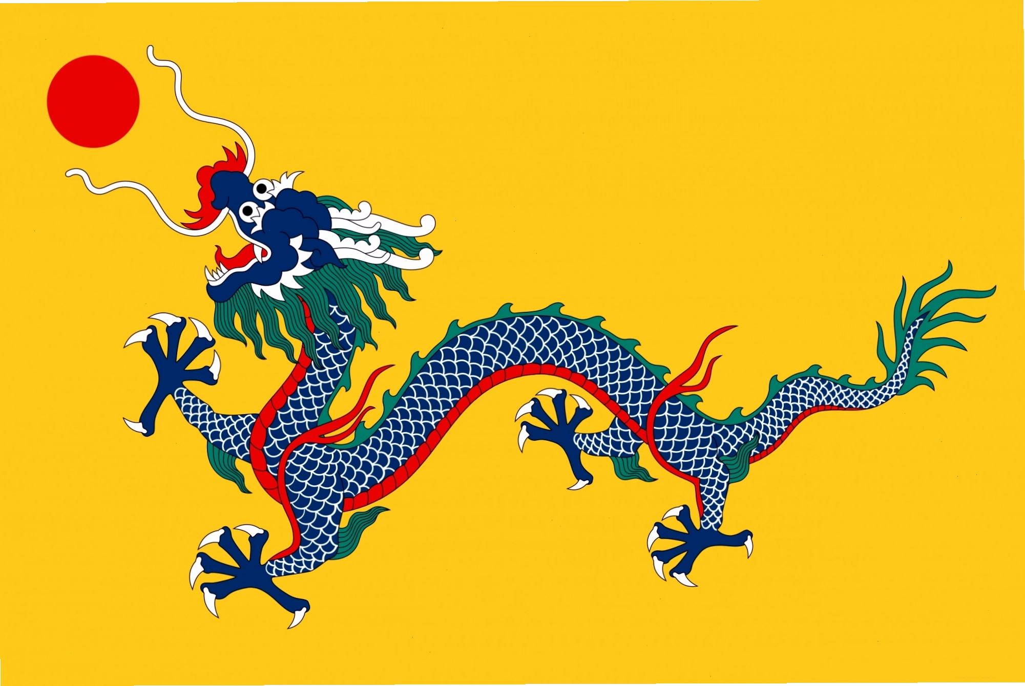 Cờ rồng vàng của nhà Thanh