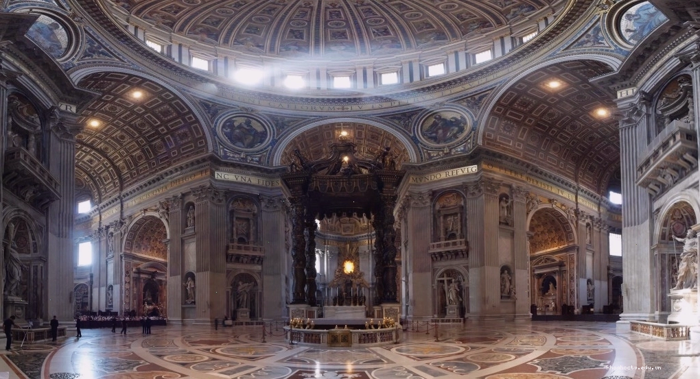Cung điện Pitti Florence tiêu biểu cho kiến trúc Phục Hưng với sự đối xứng