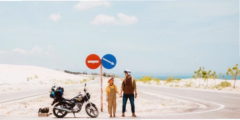 Cung đường tuyệt đẹp dẫn đến Bàu Trắng Mũi Né