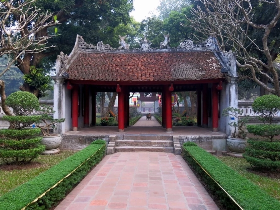 Đại Trung Môn trong quần thể Văn Miếu - Quốc Tử Giám
