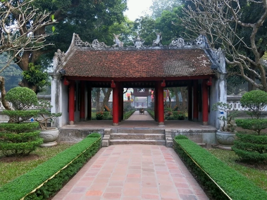 Đại Trung Môn trong quần thể Văn Miếu - Quốc Tử Giám