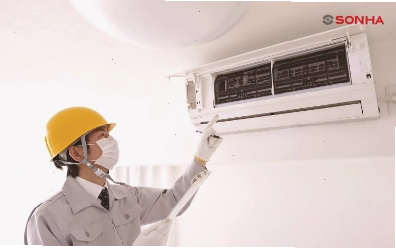 Đảm bảo cục lạnh được gắn vững chắc trên tường, tránh rung lắc