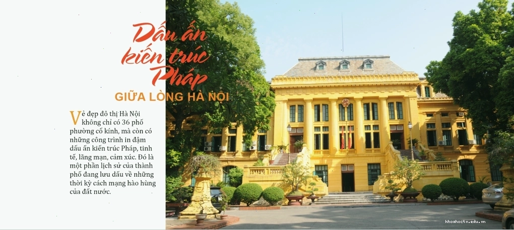 Dấu ấn kiến trúc Pháp giữa lòng Hà Nội