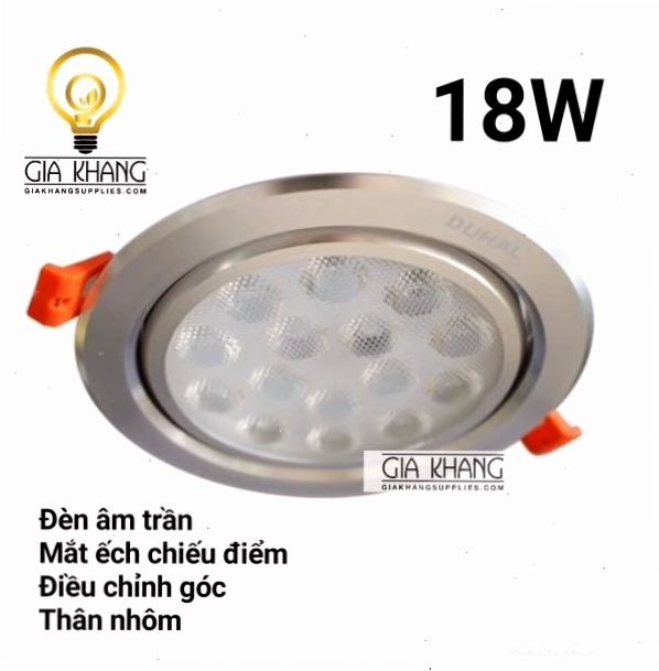 Đèn âm trần chiếu điểm mắt ếch 18W