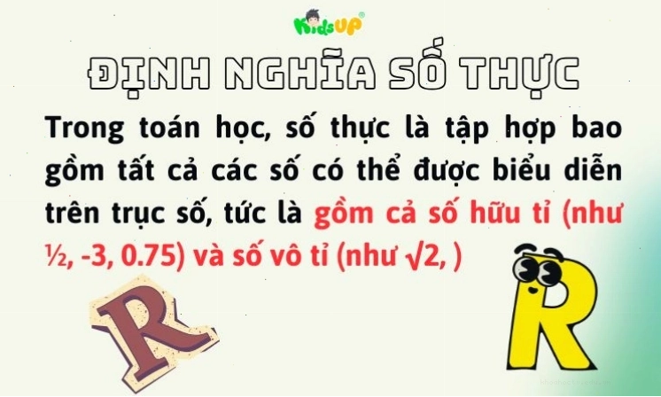 Định nghĩa số thực: Nền tảng của toán học hiện đại