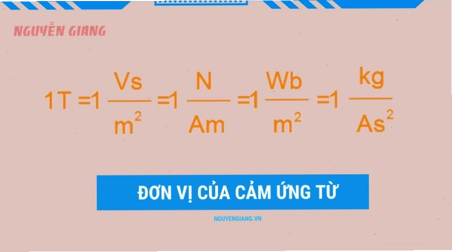Đơn vị đo của cảm ứng từ trong vật lý