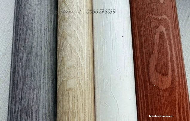Giấy dán tường màu trắng trơn tối giản