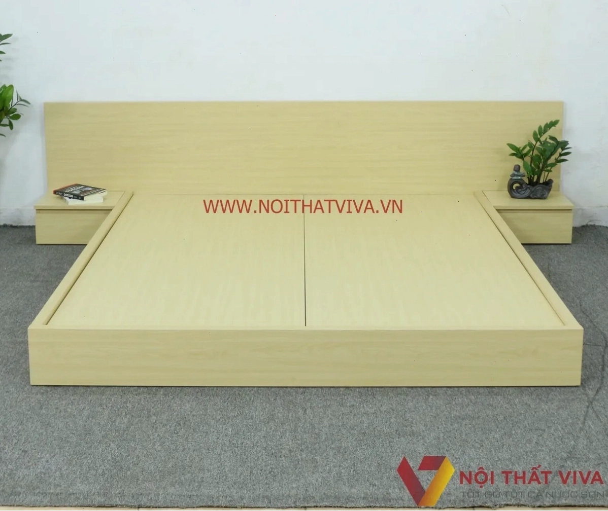 Giường bệt Nhật hiện đại, đẹp, dễ lắp đặt tại Hồ Chí Minh