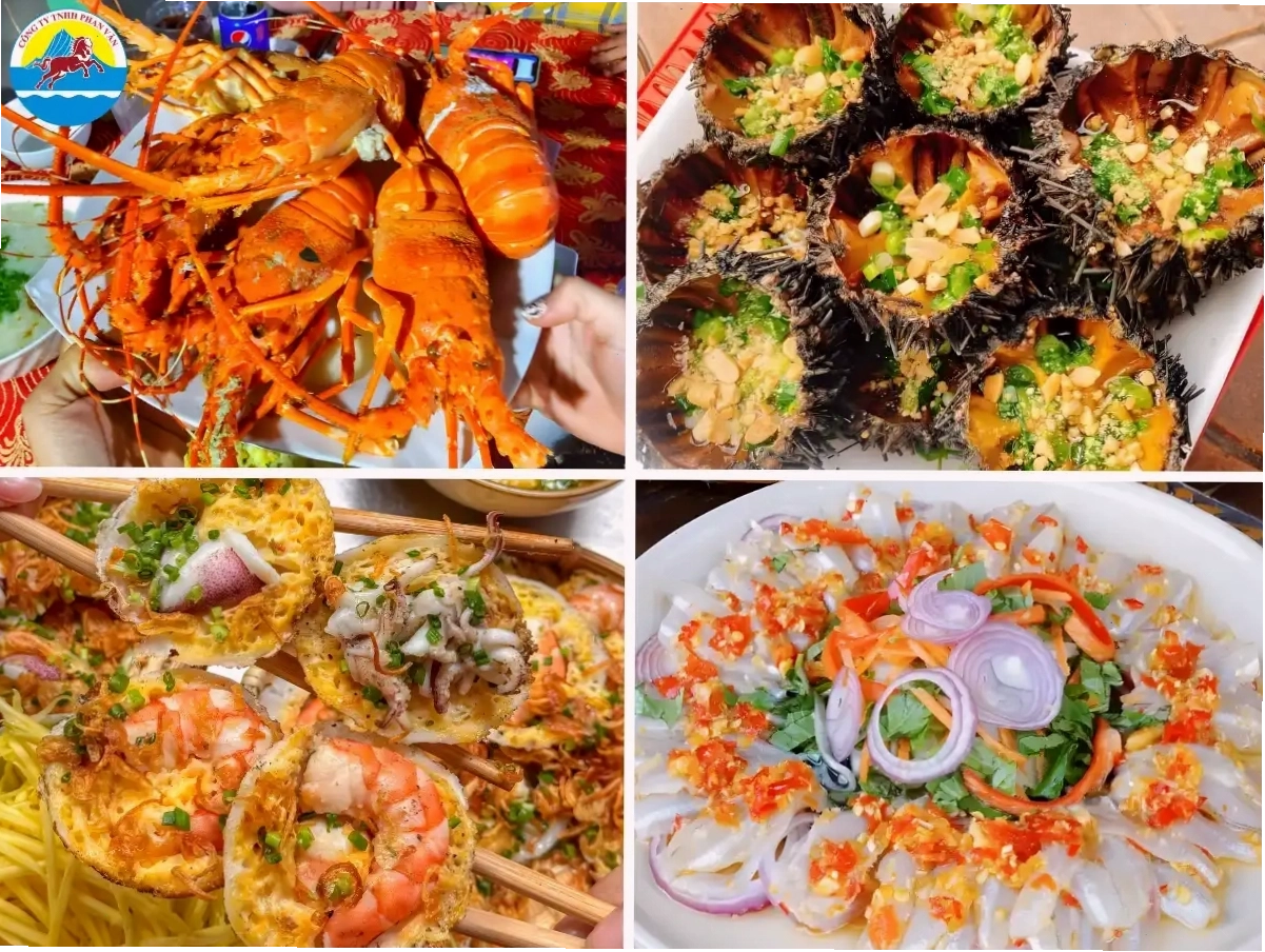 Hải sản tươi ngon trên Đảo Bình Hưng