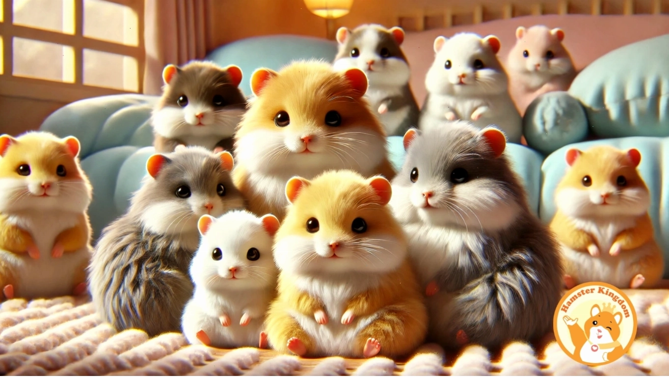 Hamster Bear màu hiếm với các mảng màu độc đáo