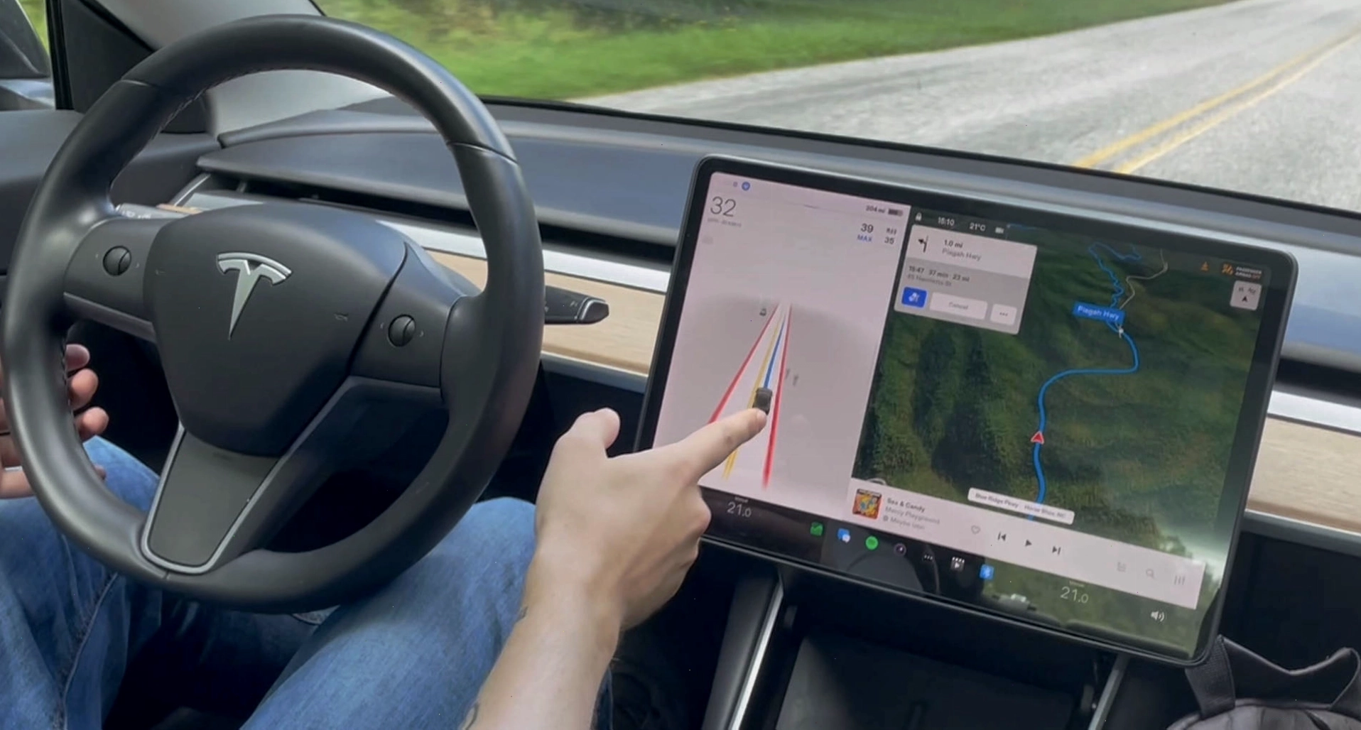 Hệ thống nhận diện người đi bộ của Tesla Autopilot
