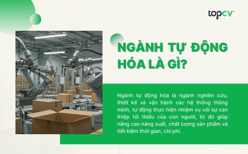 Hệ thống tự động hóa trong sản xuất công nghiệp