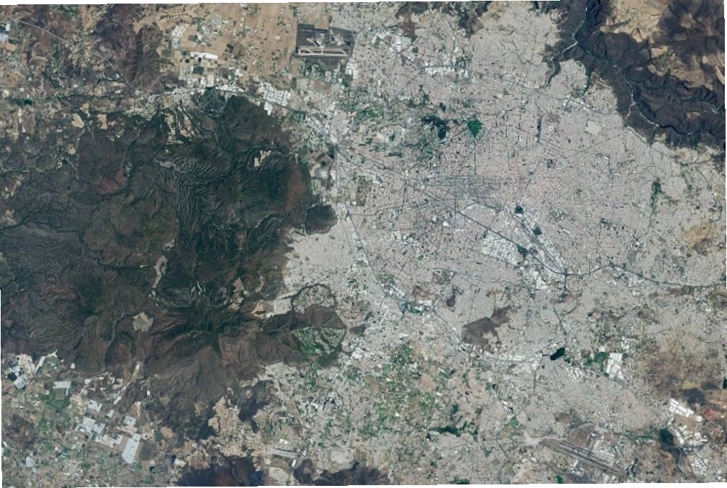 Hình ảnh Guadalajara từ vệ tinh