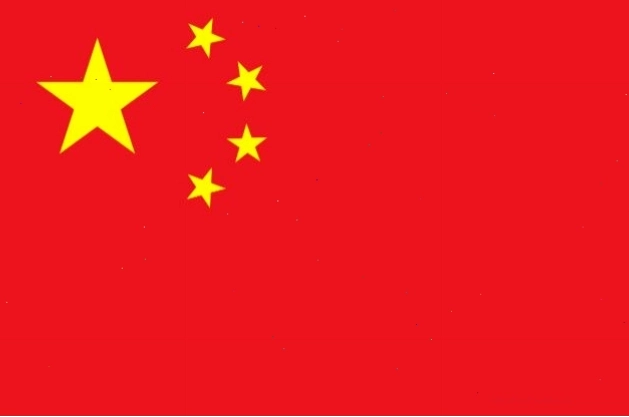 Hình ảnh lá cờ Trung Quốc với 5 ngôi sao vàng trên nền đỏ