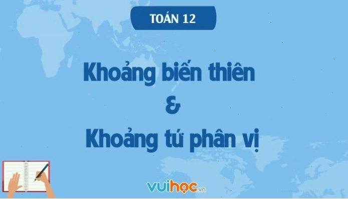 Hình ảnh minh họa cách tính khoảng tứ phân vị