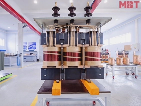 Hình ảnh minh họa cấu tạo máy biến áp