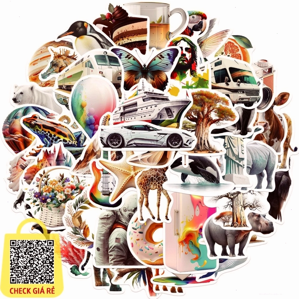 Hình ảnh minh họa stickers và decal