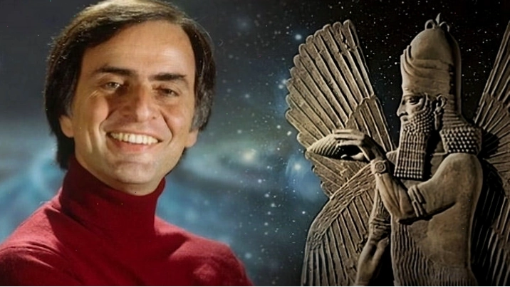 Hình ảnh minh họa về nghiên cứu người ngoài hành tinh của Carl Sagan