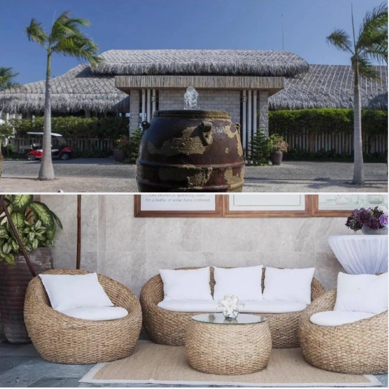 Hồ bơi vô cực tại Aroma Beach Resort & Spa nhìn ra biển