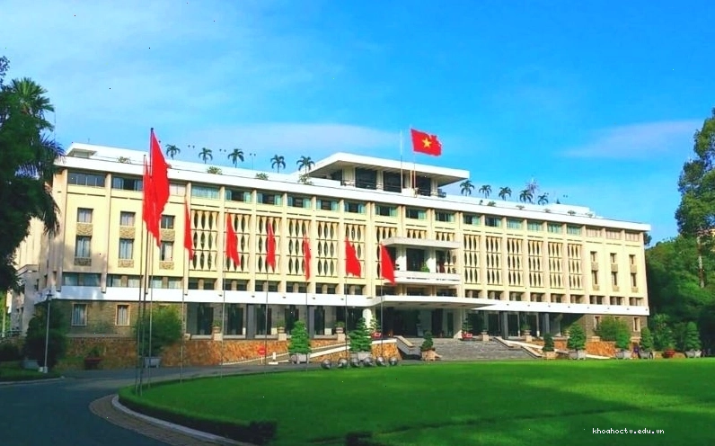 Hội trường Thống Nhất ngày nay tại Dinh Độc Lập