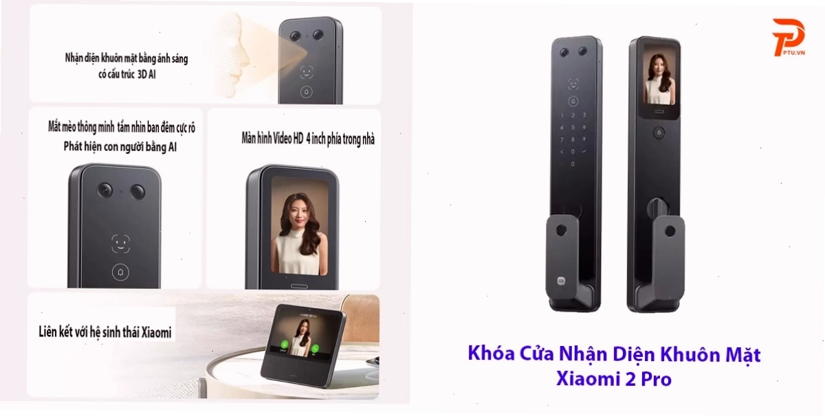 Khóa Cửa Nhận Diện Khuôn Mặt Xiaomi 2 Pro