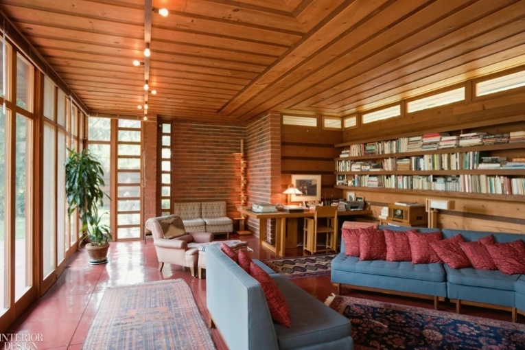 Không gian phòng khách ấm cúng tại Jacobs House