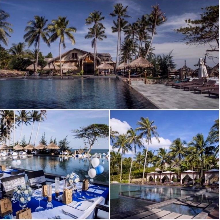 Không gian phòng ở tại Aroma Beach Resort & Spa