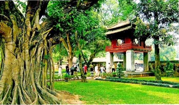 Khuê Văn Các uy nghiêm tại Văn Miếu Quốc Tử Giám