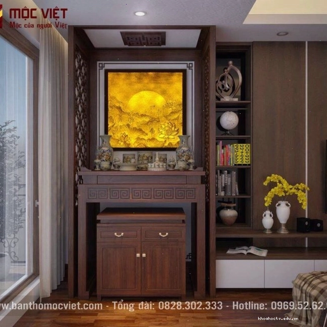Kích thước bàn thờ chuẩn phong thủy giúp mang lại tài lộc cho gia đình