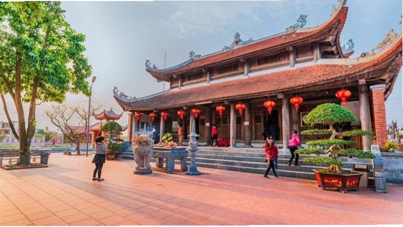 Kiến trúc cổ kính của Đền Xã Tắc