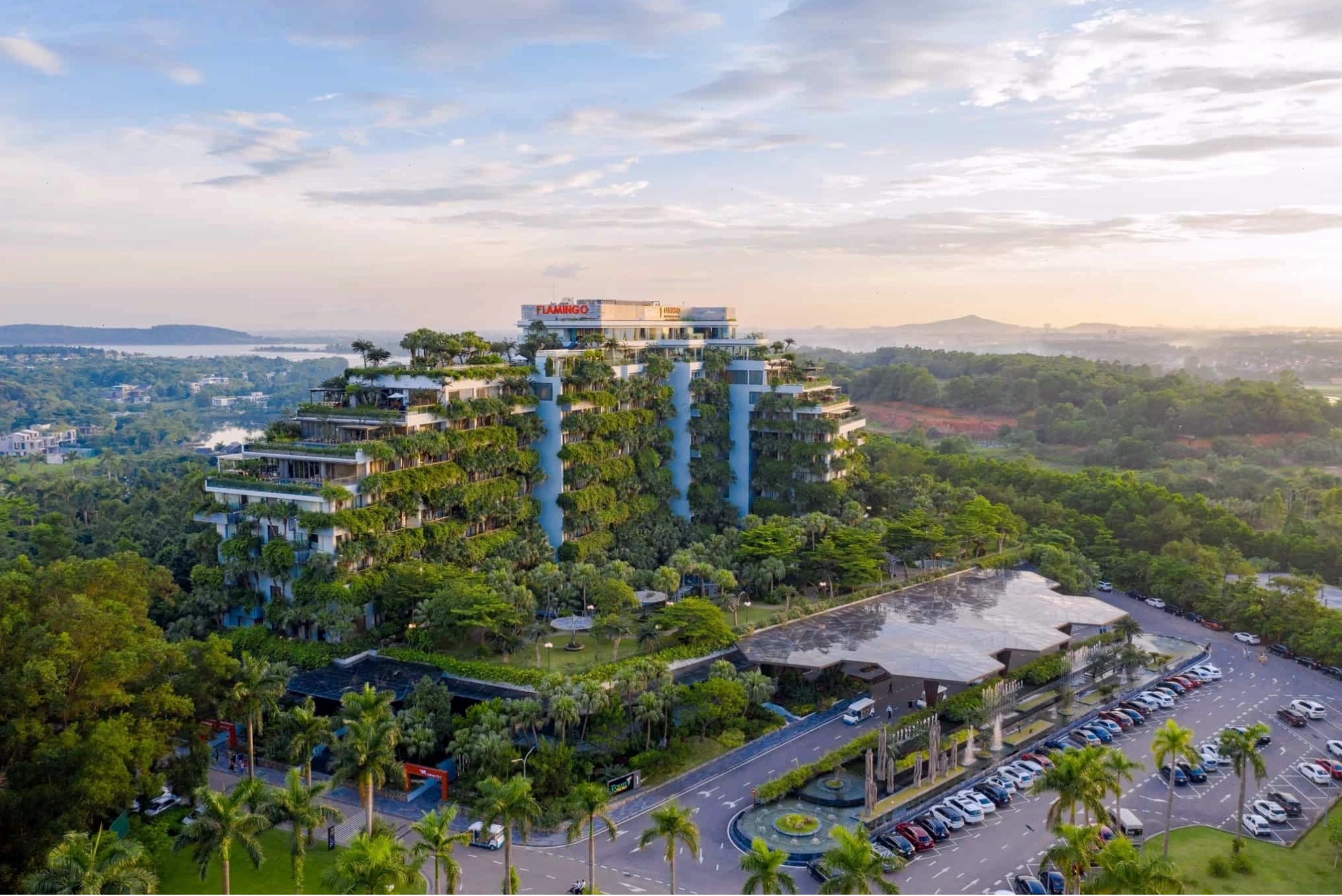 Kiến trúc xanh độc đáo của Flamingo Đại Lải Resort hòa mình vào thiên nhiên