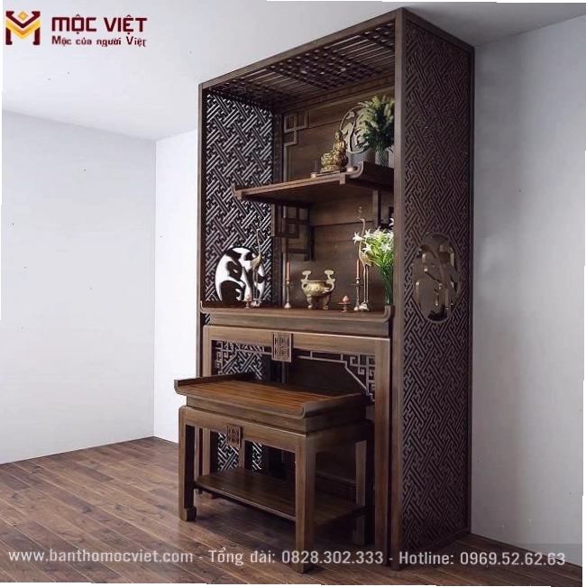Kiểu dáng bàn thờ chung cư hiện đại và đơn giản