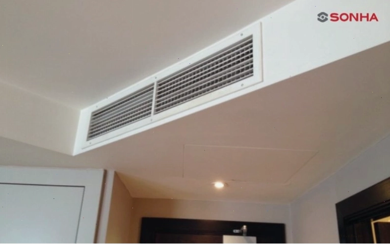 Lắp chìm điều hòa âm tường vừa nâng cao tính thẩm mỹ, vừa tiết kiệm không gian