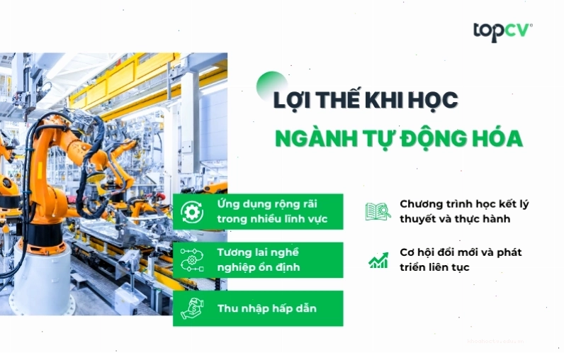 Lợi thế khi học ngành tự động hóa
