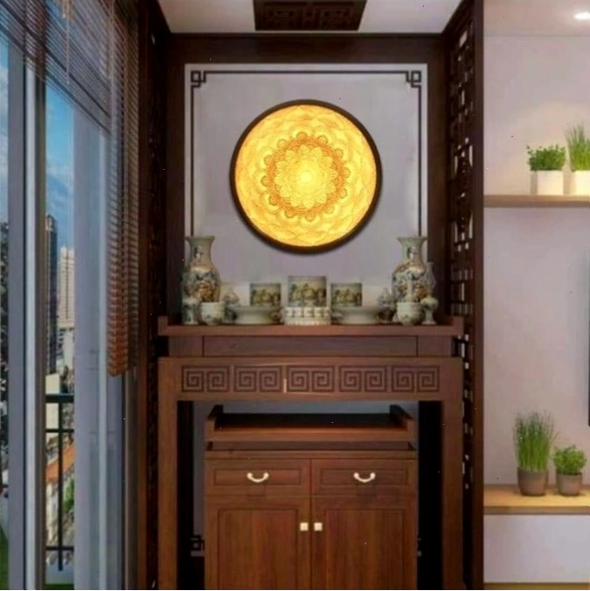 Mẫu bàn thờ chung cư đơn giản và được ưa chuộng