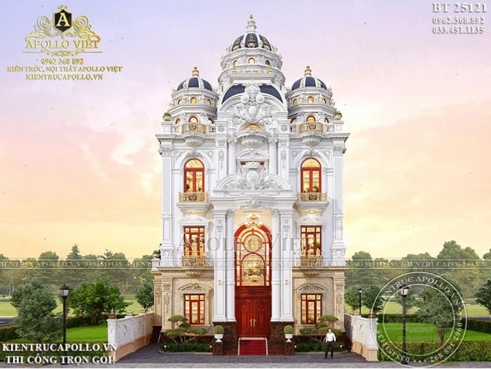 Mẫu lâu đài tân cổ điển sang trọng tại Cần Thơ
