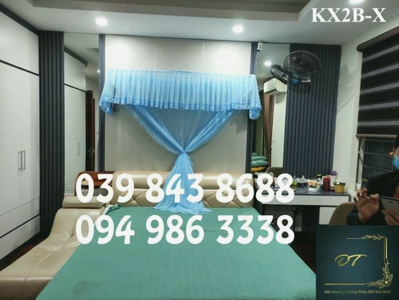 Mẫu màn mùng khung xếp gọn thông minh KX2B