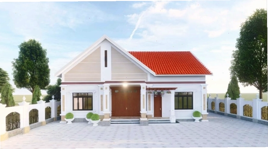Mẫu nhà gỗ 3 gian mái Thái đẹp và sang trọng