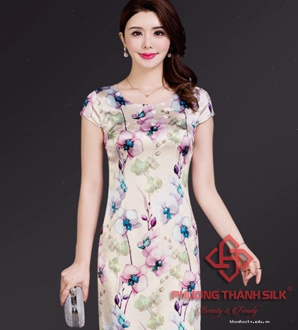 Mẫu váy phi bóng dáng suông thanh lịch