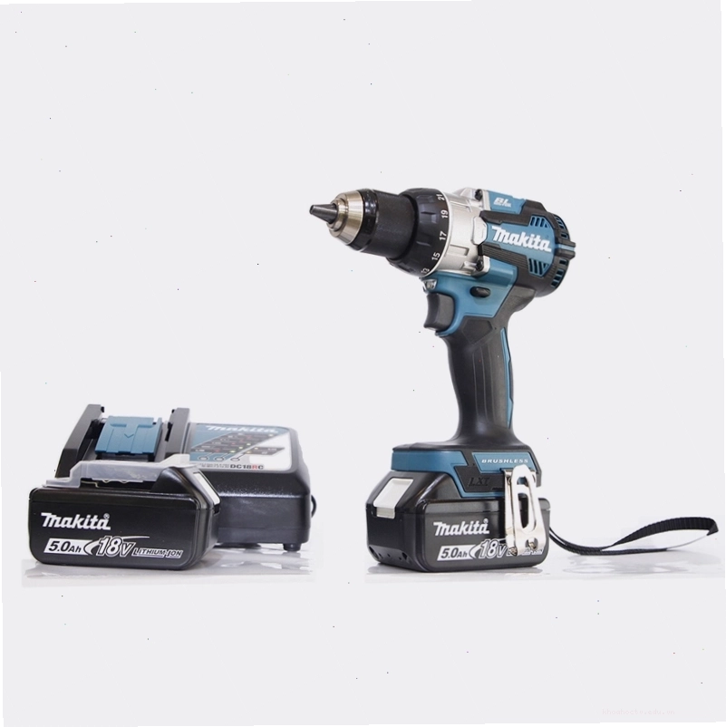 Máy khoan động lực dùng pin 18V Makita DHP489RTJ đầy đủ phụ kiện