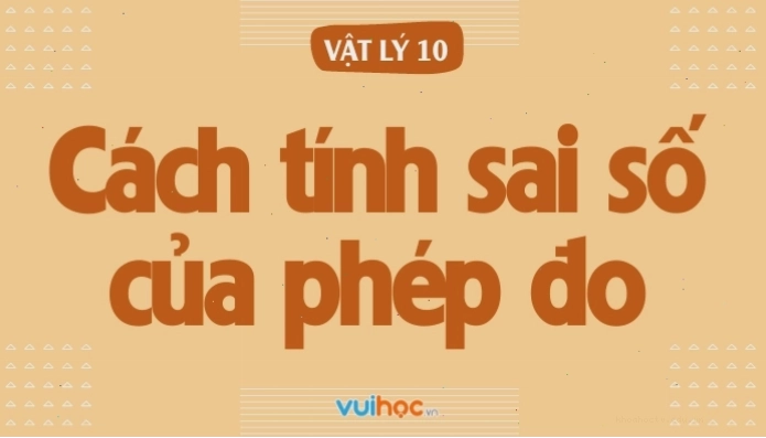 Minh họa các loại sai số trong vật lý