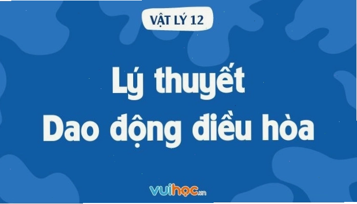 Minh họa quỹ đạo dao động điều hòa của vật