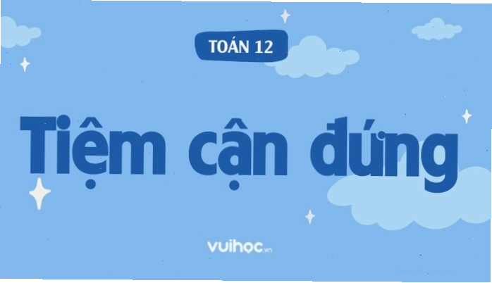 Minh họa tiệm cận đứng và tiệm cận ngang trên đồ thị hàm số