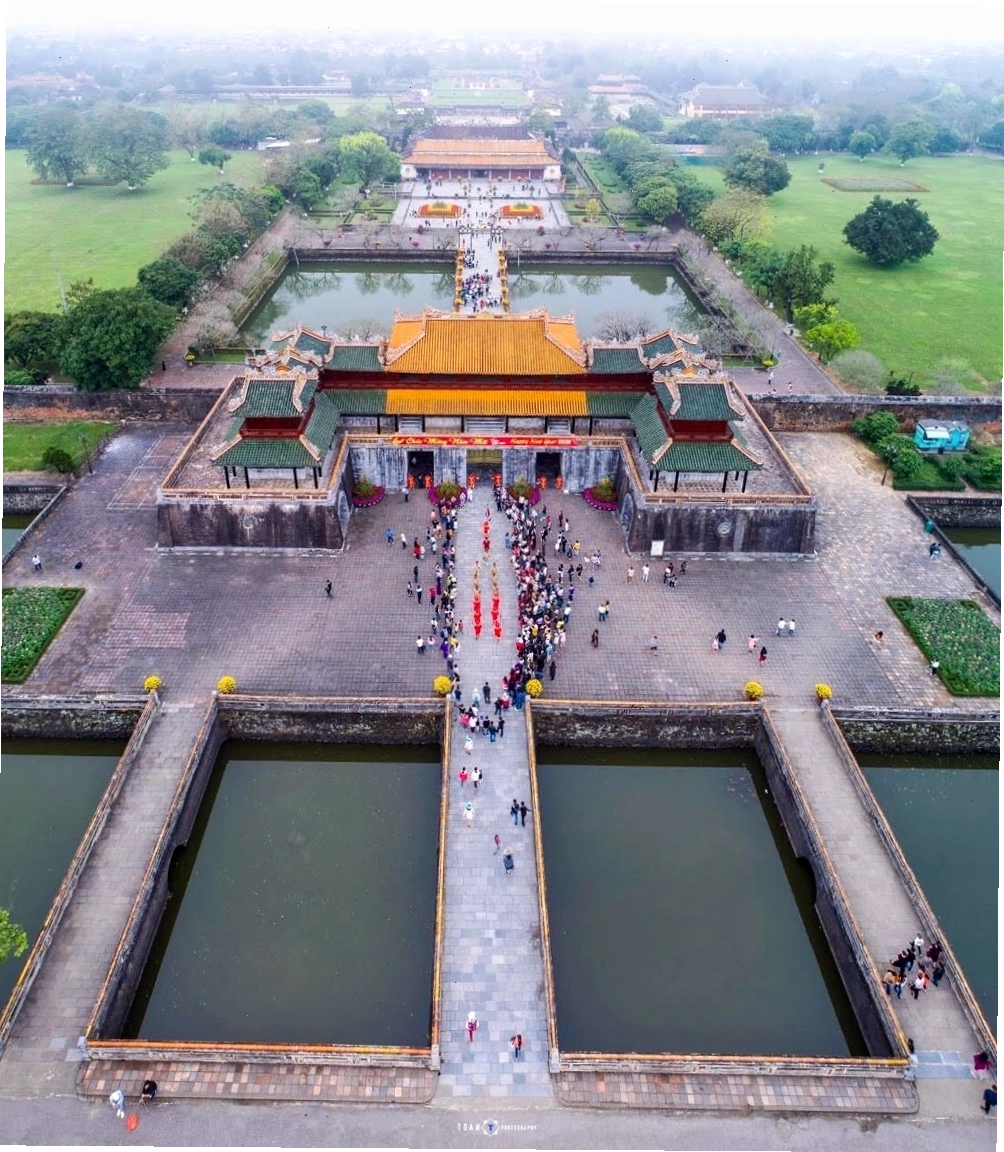 Một góc yên tĩnh bên trong Tử Cấm Thành Huế