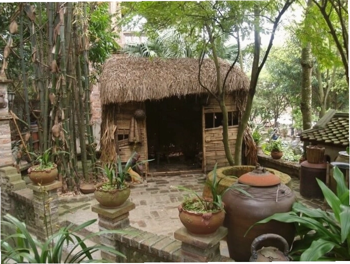 Ngôi nhà tranh mộc mạc tại Việt Phủ Thành Chương