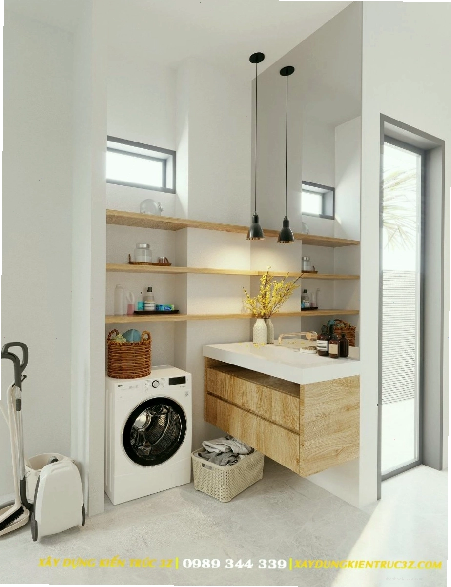 Nhà ống 1 tầng hiện đại với cửa kính lớn