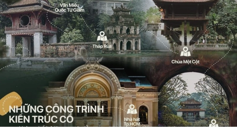 Những công trình kiến trúc cổ độc đáo tại Việt Nam