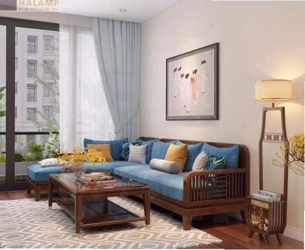 Nội thất phòng khách đẹp phong cách Á Đông