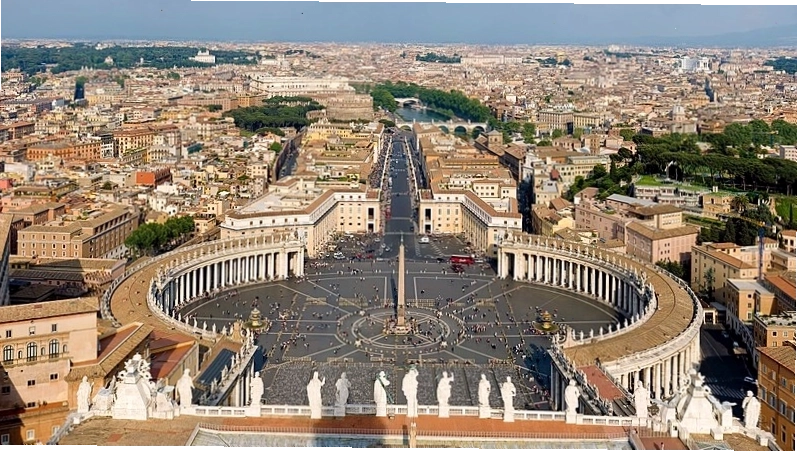 Quảng trường Saint Peter tráng lệ