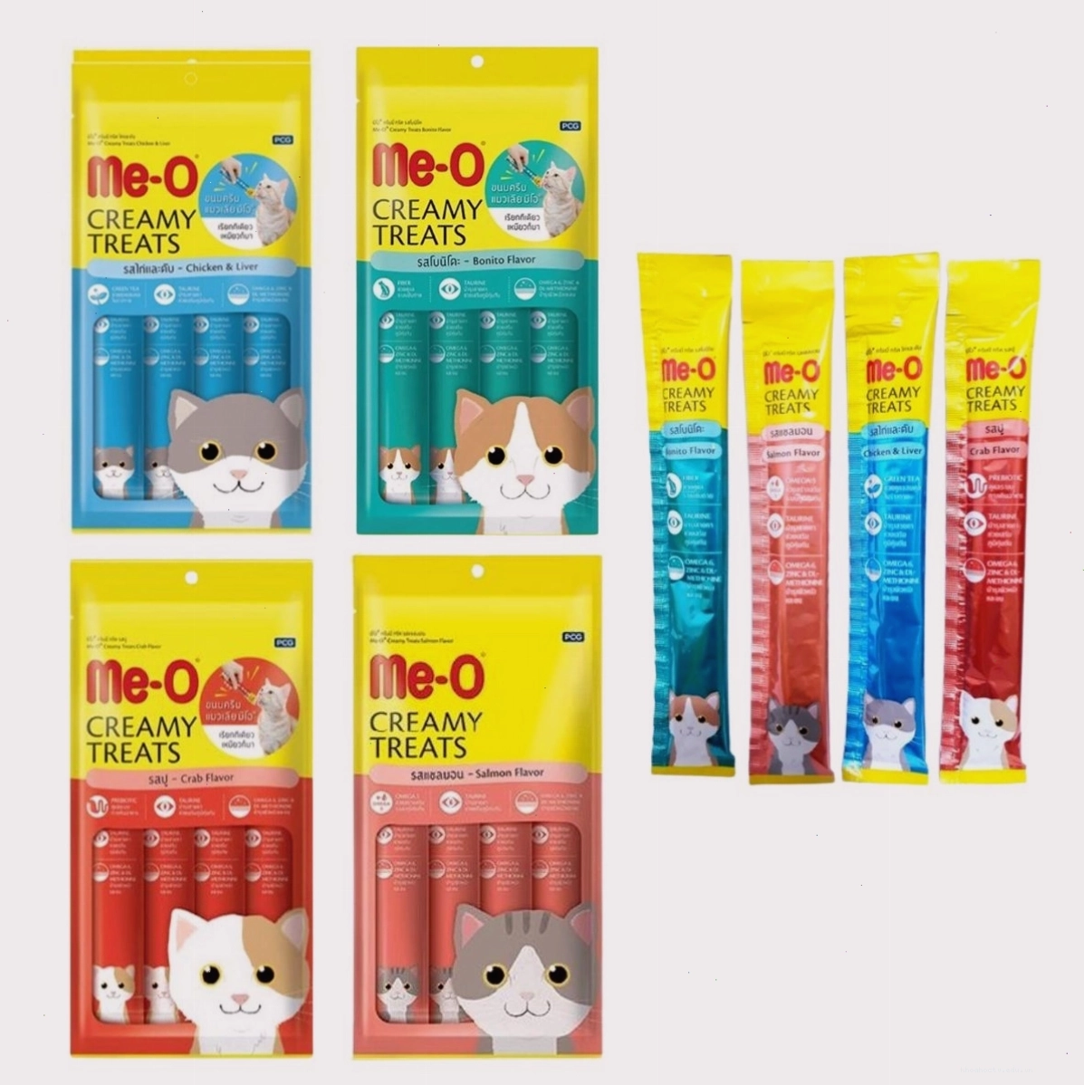 Súp thưởng cho mèo Me-O hương cá hồi bổ sung dinh dưỡng